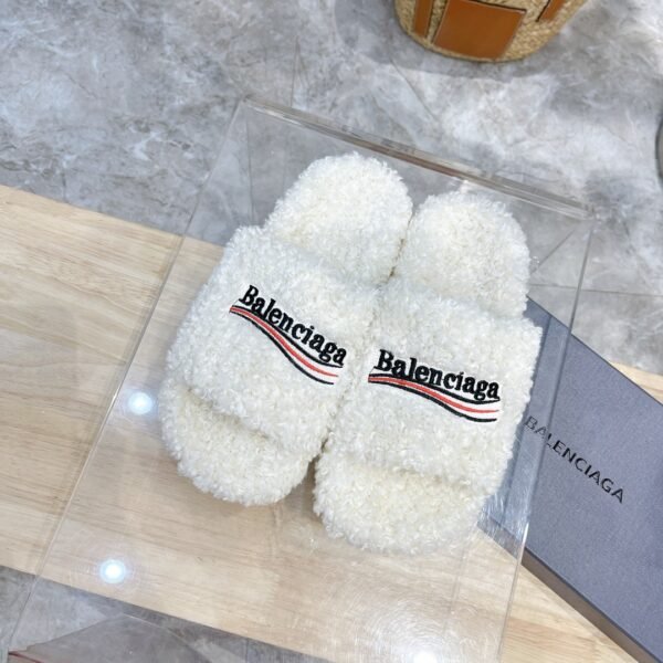 Balenciaga Wool Slippers