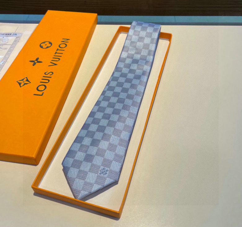 LV Damier Tie - Image 3