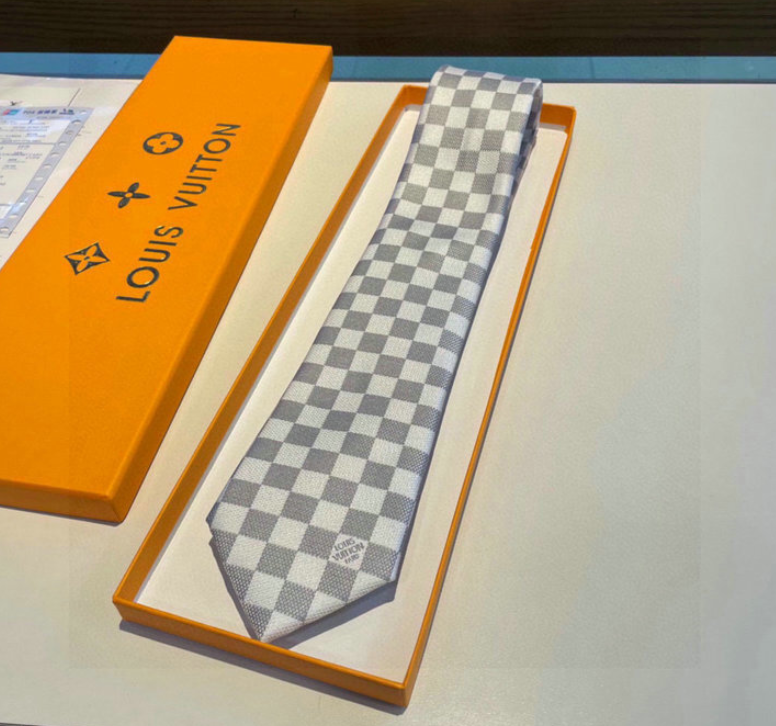 LV Damier Tie - Image 4