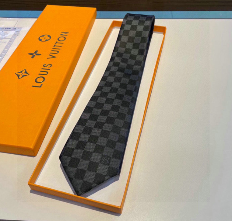 LV Damier Tie - Image 5